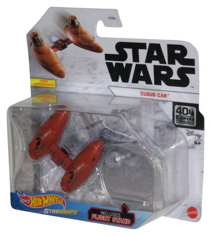 Star Wars Hot Wheels (2019) Cloud Car First Appearance Starships Toy Vehicle - (Creased Card)
