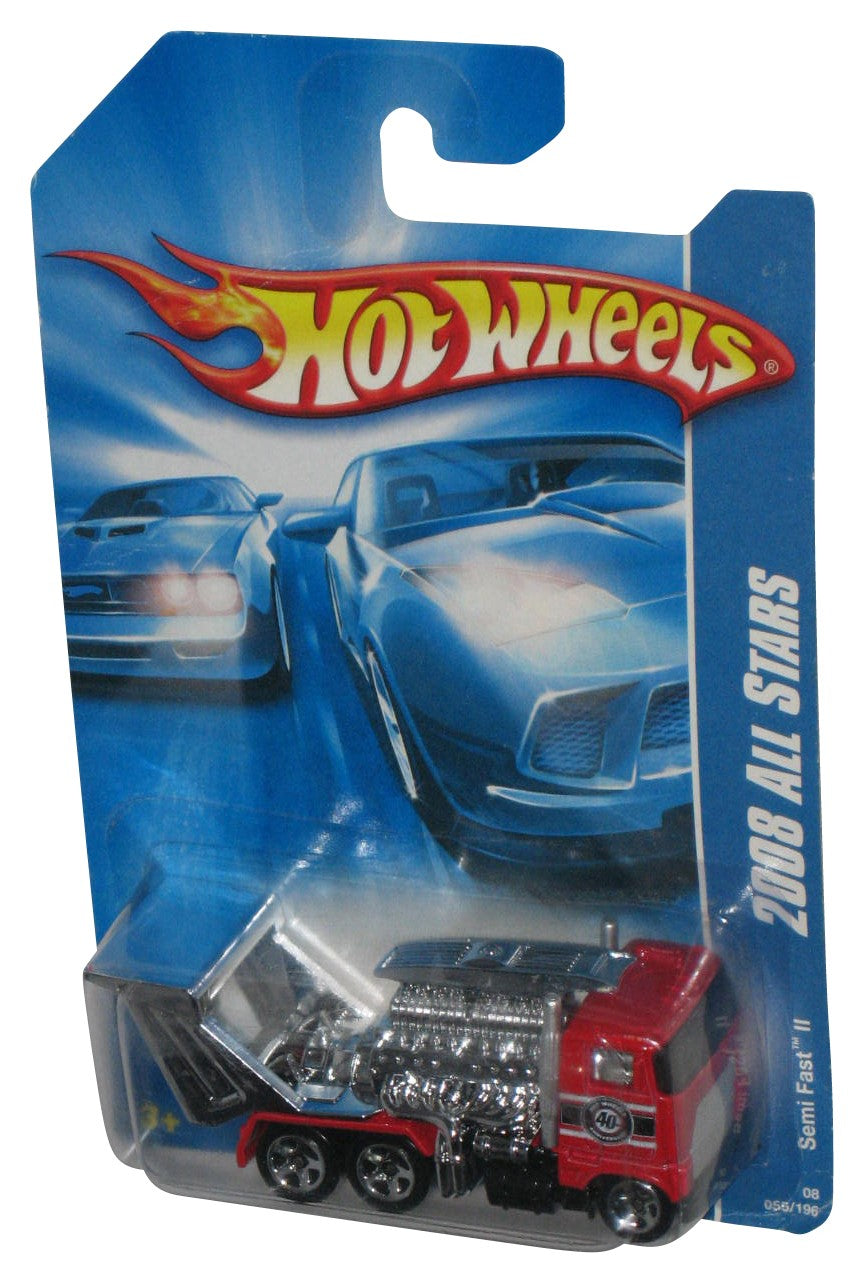 Hot Wheels Semi Fast II All Stars (2008) Red & Silver Toy Truck 055/196
