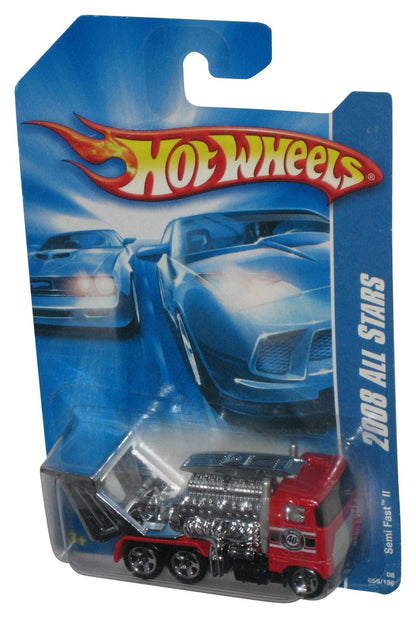 Hot Wheels Semi Fast II All Stars (2008) Red & Silver Toy Truck 055/196