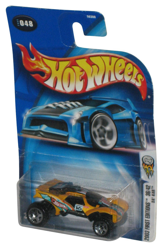 Hot Wheels 2003 First Editions 048 Orange Da Kar Die-Cast Toy Car #36/42