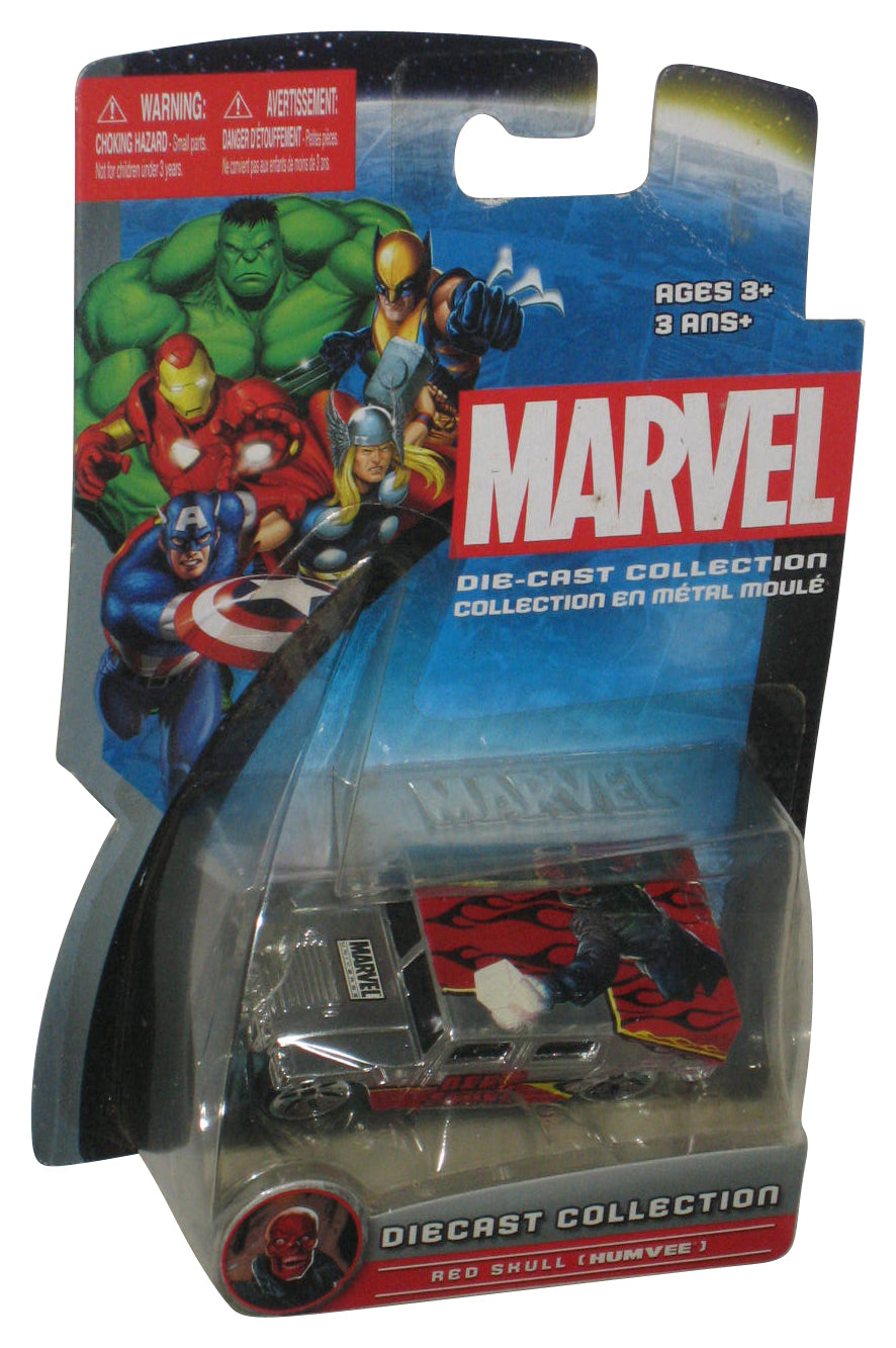 Marvel Universe Die-Cast Collection (2010) Maisto Red Skull Humvee Toy Car