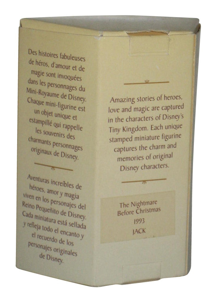 Disney Store NBX Nightmare Before Christmas Jack Skellington Black Outfit Tiny Kingdom Mini Figure