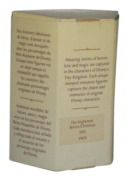 Disney Store NBX Nightmare Before Christmas Jack Skellington Black Outfit Tiny Kingdom Mini Figure