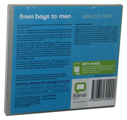 Maggie Dent From Boys To Men Unabridged Audio MP3 CD