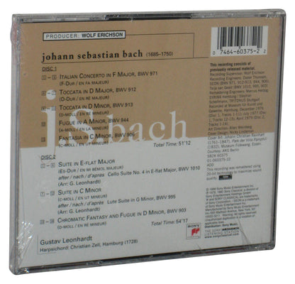 J.S. Bach: Italian Concerto / Chromatic Fantasy & Fugue / Toccatas & Suites - Gustav Leonhardt Music CD Set