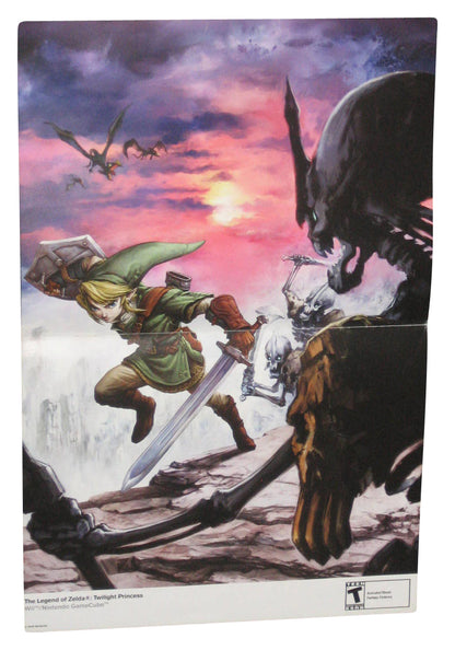 Nintendo Power Legend of Zelda Twilight Princess Double Sided Poster