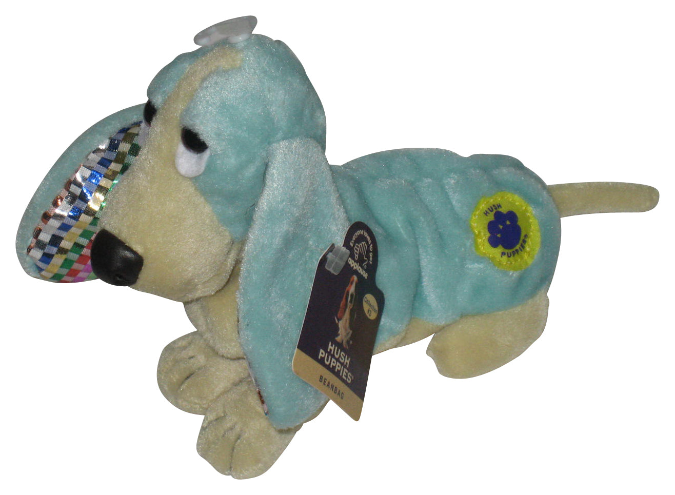 Hush Puppies Applause Cascade Blue Hound Dog Bean Bag Plush #3