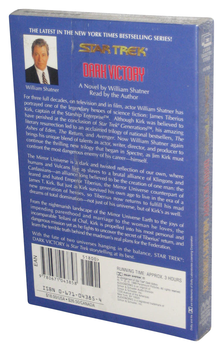 Star Trek Dark Victory Audio Cassette Box Set - (William Shatner)