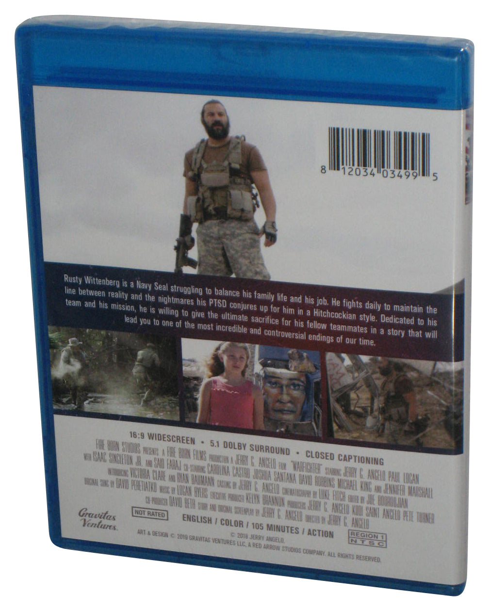 American Warfighter BD Blu-Ray DVD - (Mindy Robinson / Paul Logan)