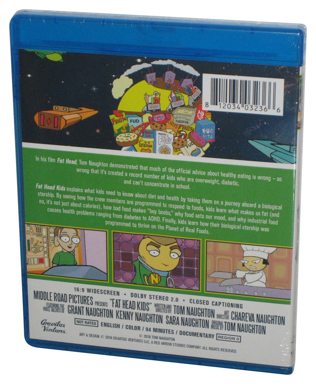 Fat Head Kids Blu-Ray DVD - (Grant Naughton / Kenny Naughton)