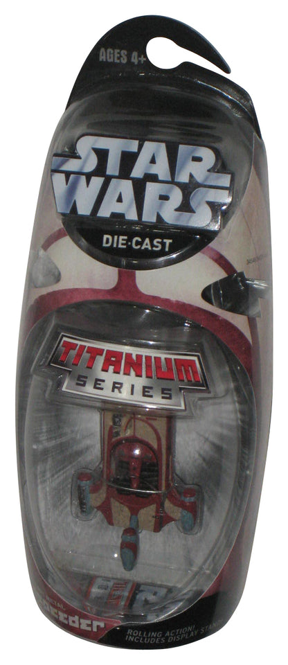 Star Wars Titanium Series (2005) Landspeeder Die-Cast Metal Toy w/ Rolling Action