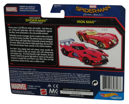 Marvel Homecoming Spider-Man (2016) Hot Wheels Toy Car 2-Pack Set
