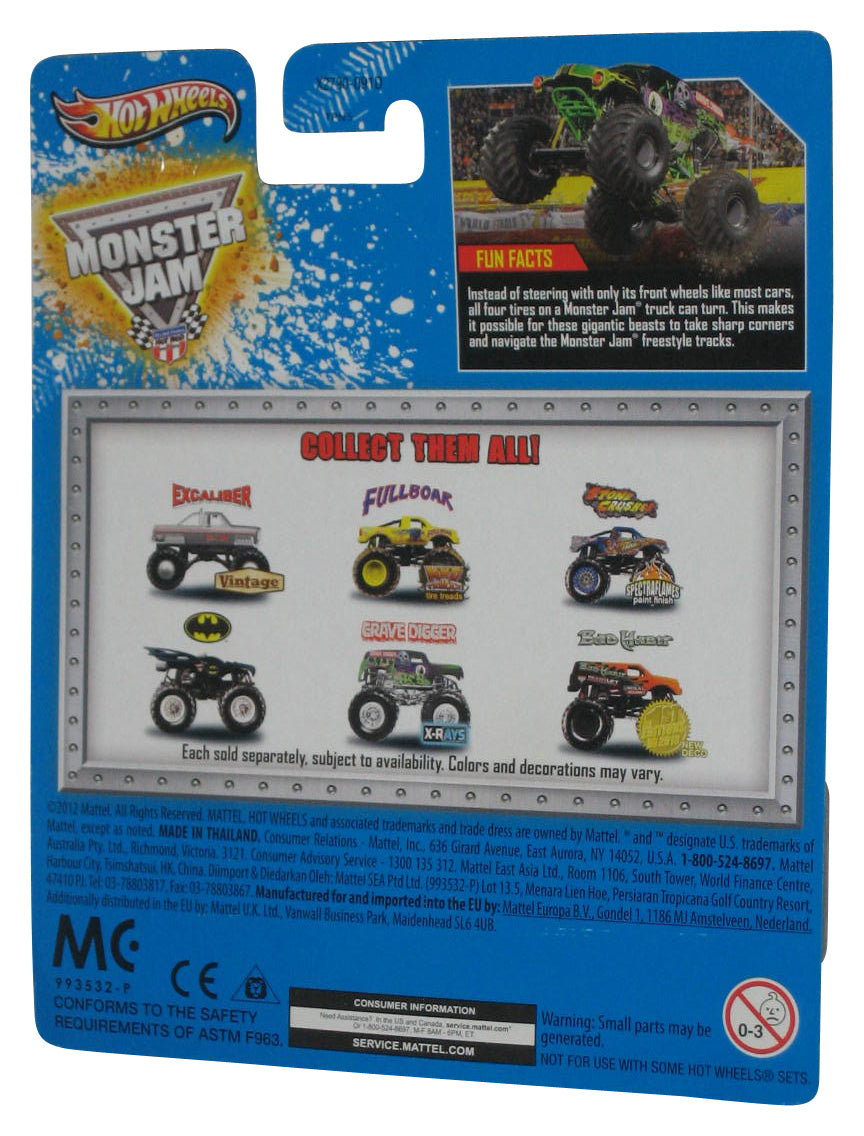 Hot Wheels Monster Jam Batman (2012) Mattel Toy Truck w/ Crushable Car