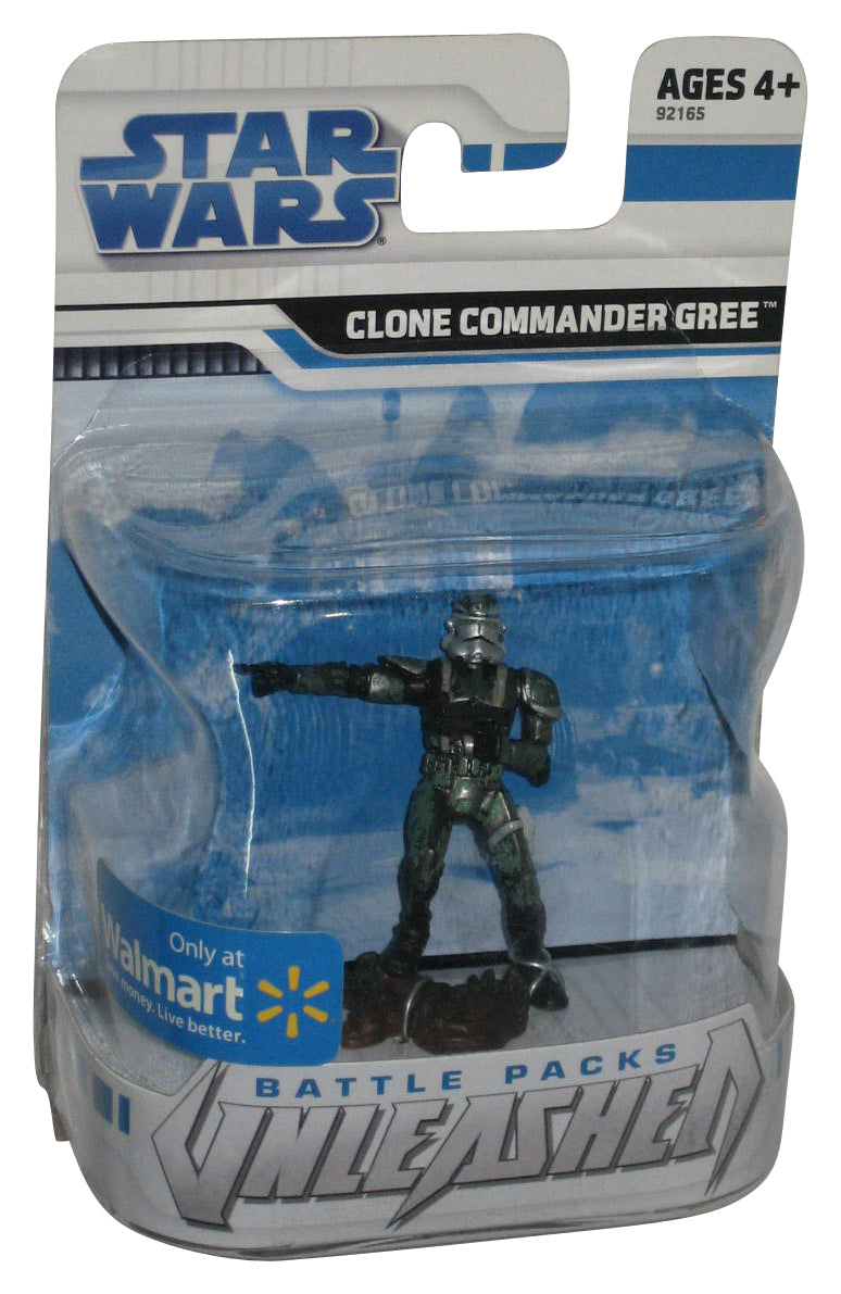 Star Wars Battle Packs Unleashed (2008) Clone Commander Gree Mini Figure - (Wal-Mart Exclusive)