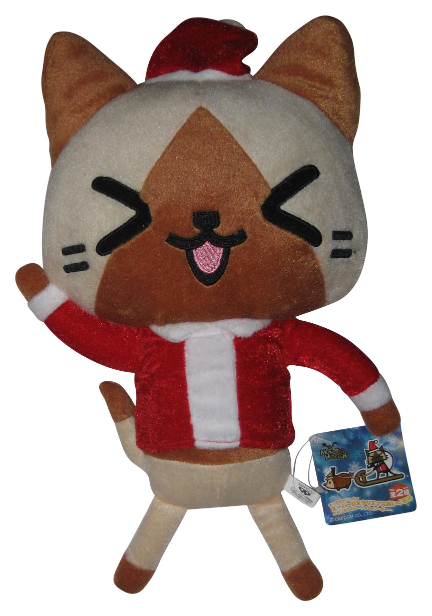 Monster Hunter Capcom Banpresto Japan Airou Christmas Outfit 14-Inch Plush