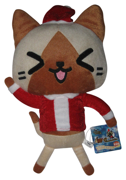 Monster Hunter Capcom Banpresto Japan Airou Christmas Outfit 14-Inch Plush