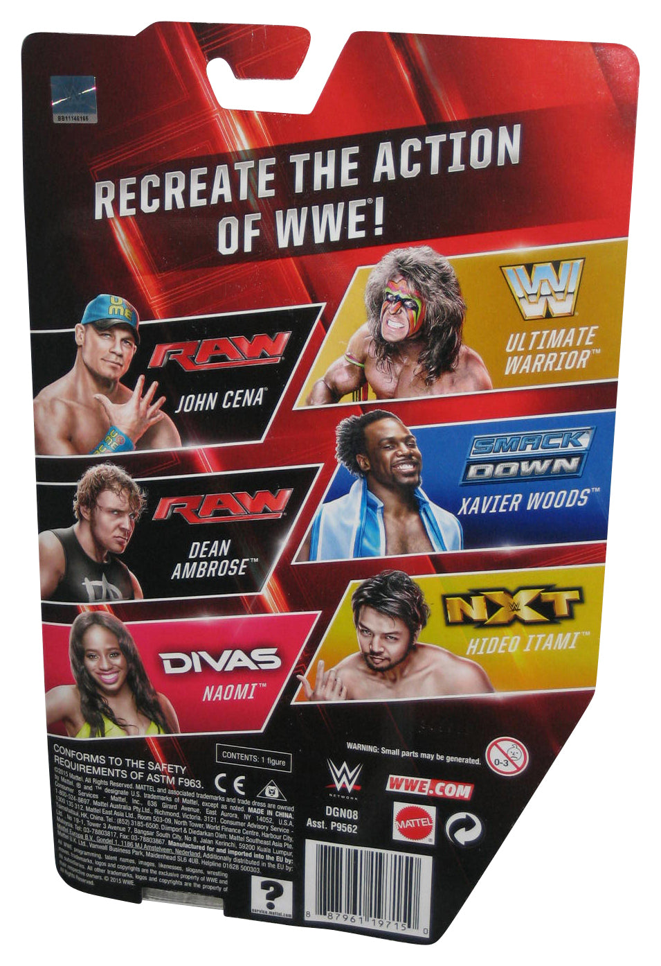 WWE Wrestling Ultimate Warrior (2015) Mattel Action Figure