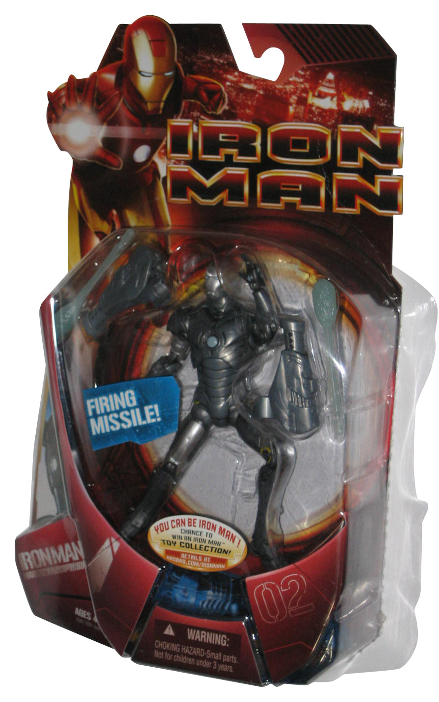 Marvel Iron Man Movie (2008) Mark 02 Action Figure w/ Firing Missile