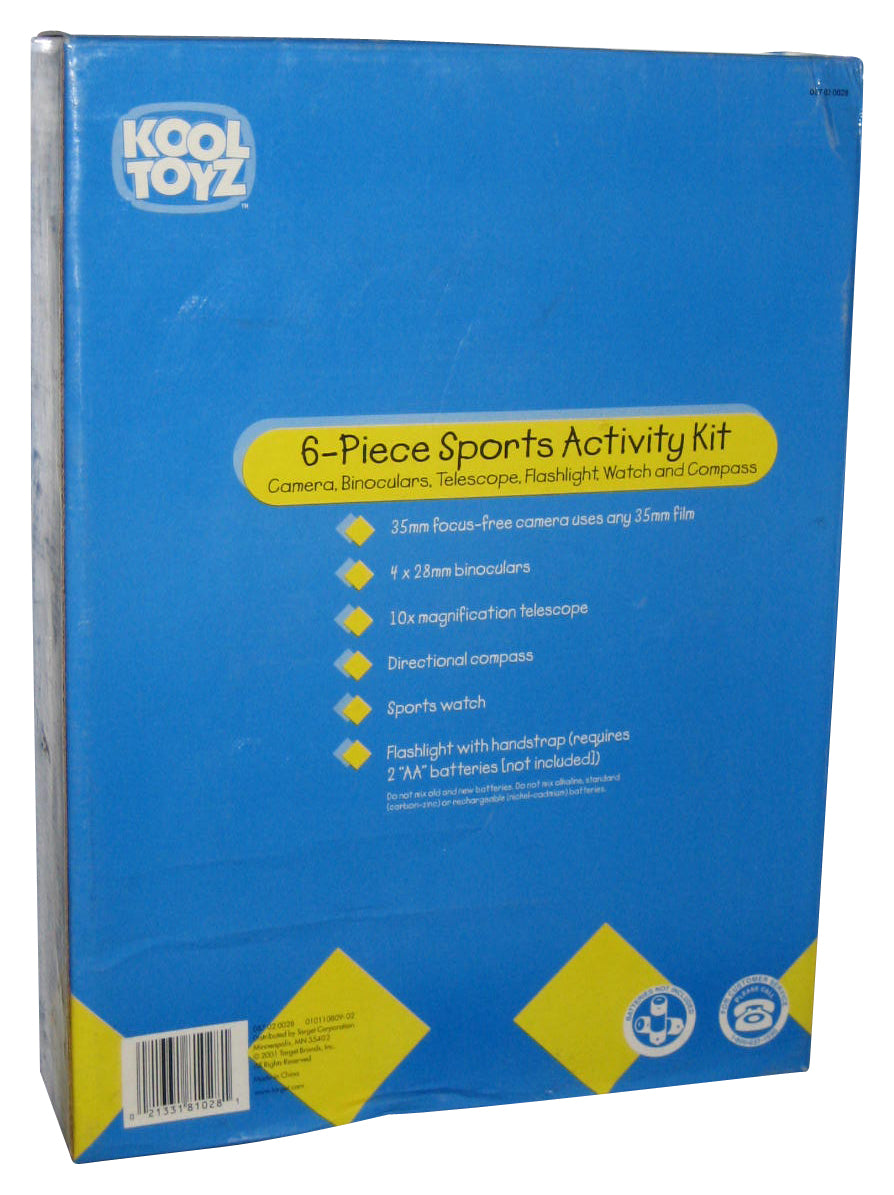 Kool Toyz Camera, Binoculars, Telescope, Flashlight, Watch & Compass 6-Piece Set