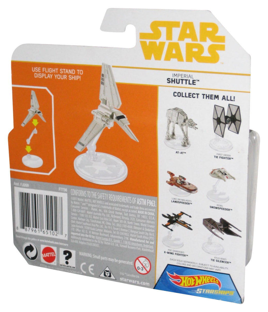 Star Wars Hot Wheels (2017) Imperial Shuttle Starships Toy Vehicle
