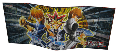 Yu-Gi-Oh! God Slifer Obelisk Ra Blue Eyes (2014) Konami Hard Fold Game Board Mat