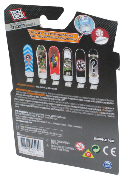 Tech Deck TD Throwback Sticker Series 2 Spin Master Mini Toy Fingerboard Skateboard #5/6 - (Earth, Wind, Fire)