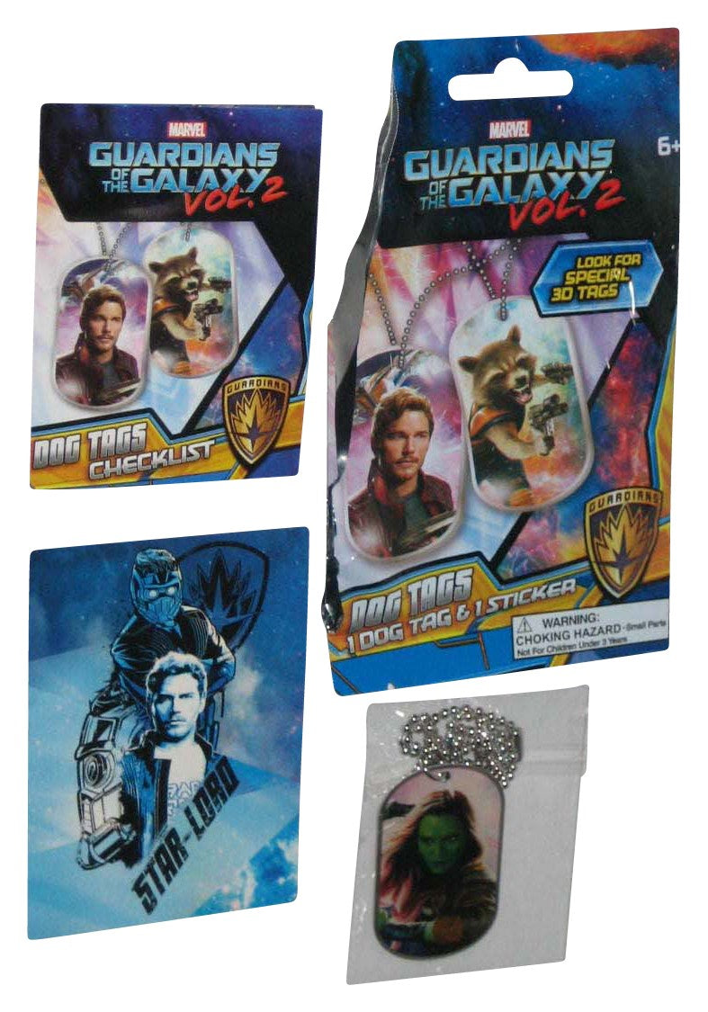 Marvel Guardians of The Galaxy Vol. 2 Gamora BullsiToy Dog Tag Necklace