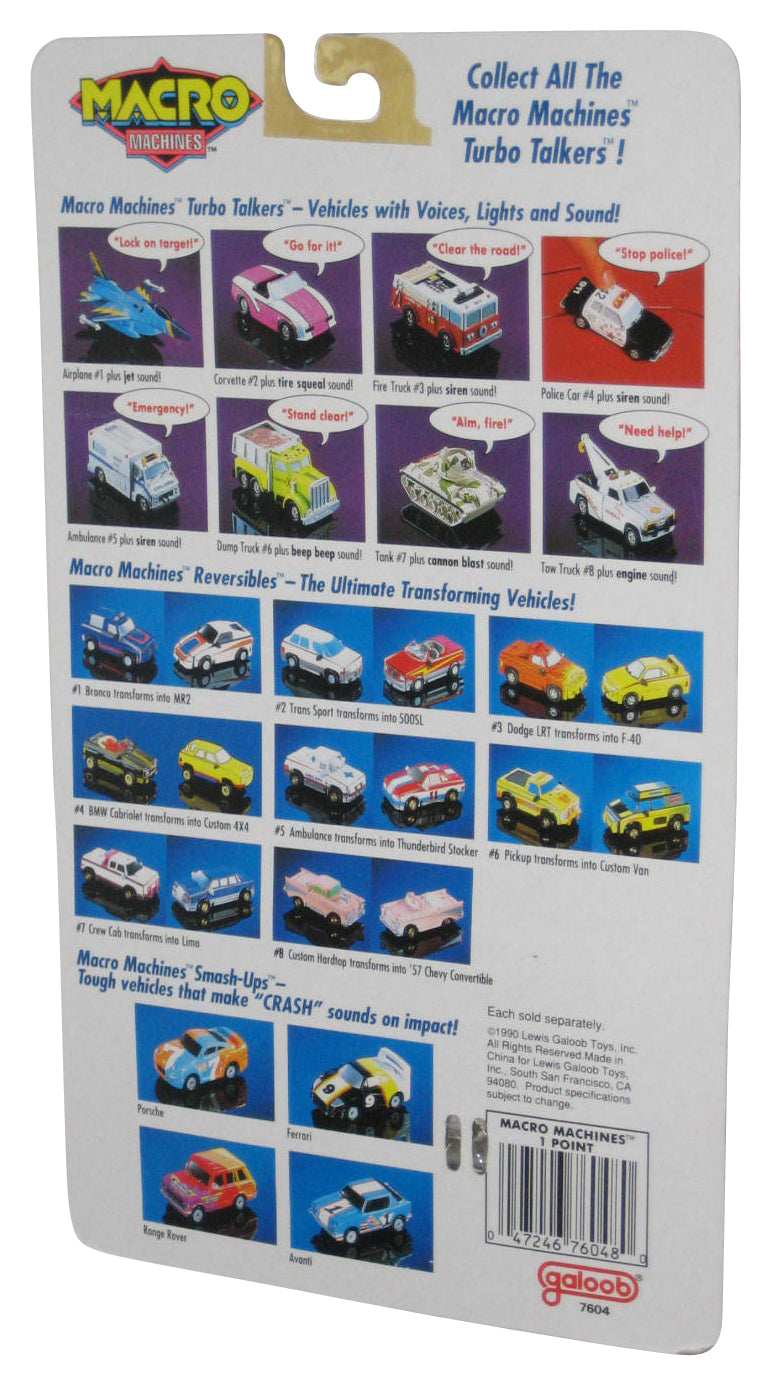 Macro Machines Turbo Talkers (1990) Galoob Voices Lights Sound Toy Tank #7