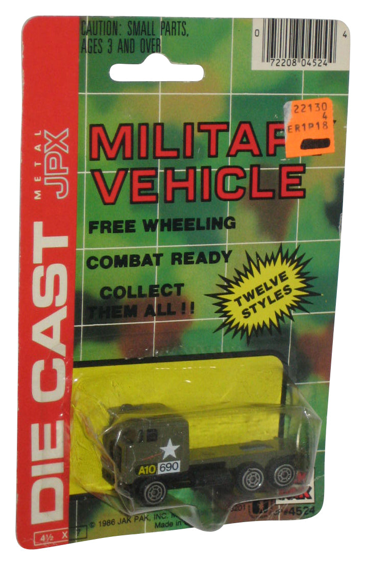 Military Army JPX (1986) Jak Pak Die-Cast Metal Mini Toy Vehicle
