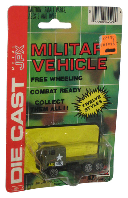 Military Army JPX (1986) Jak Pak Die-Cast Metal Mini Toy Vehicle