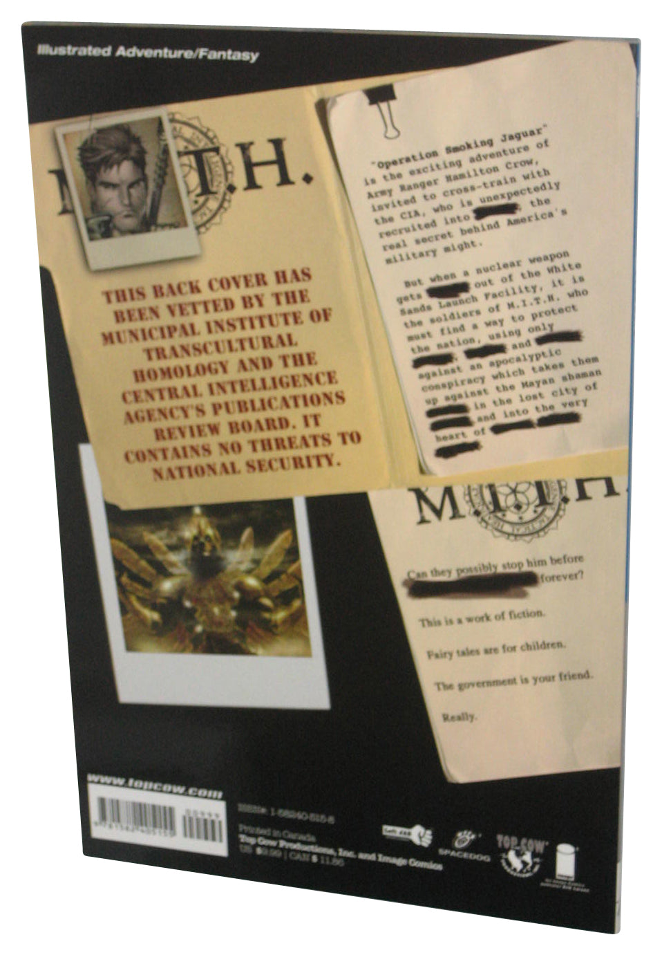 M.I.T.H.: Operation Smoking Jaguar (2005) Spacedog Paperback Book