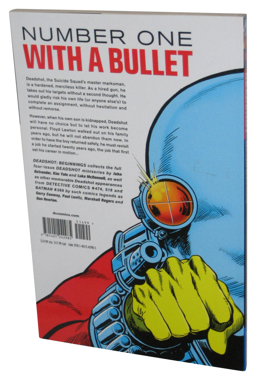 DC Comics Deadshot Beginnings (2013) Paperback Book