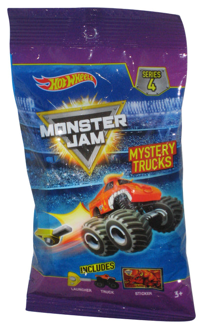 Hot Wheels Mystery Trucks Series 4 (2017) Mattel Toy Car w/ Sticker & Launcher - (1 Blind Pack)