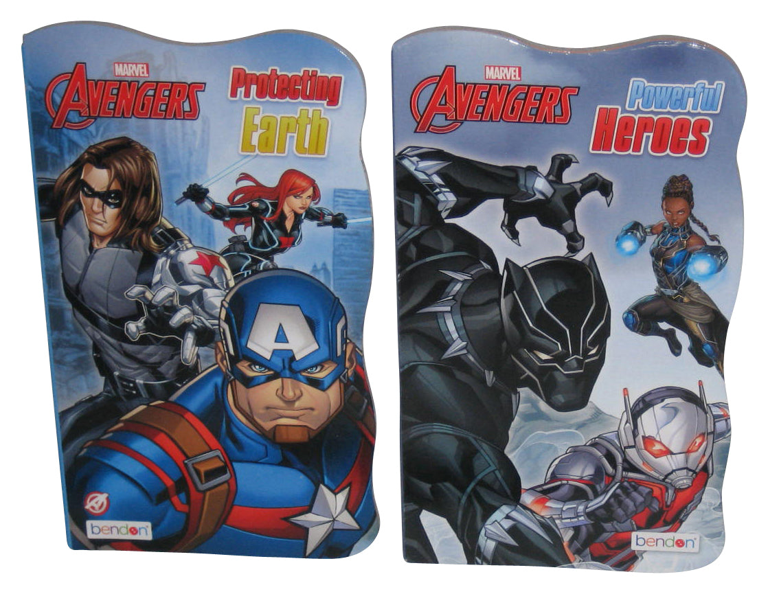 Marvel Avengers Bendon Hardcover Book Lot - (Protecting Earth & Powerful Heroes)