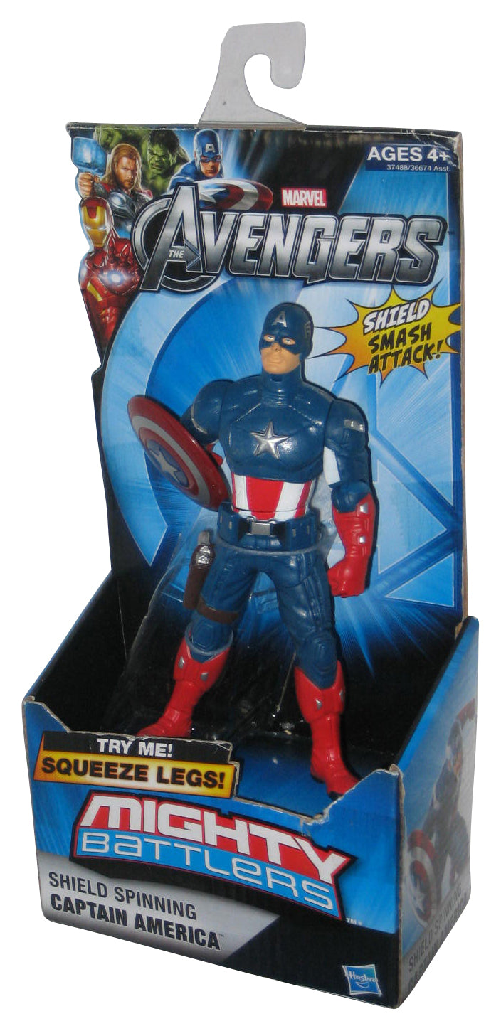 Marvel Captain America (2011) Mighty Battlers Shield Spinning 6-Inch Figure