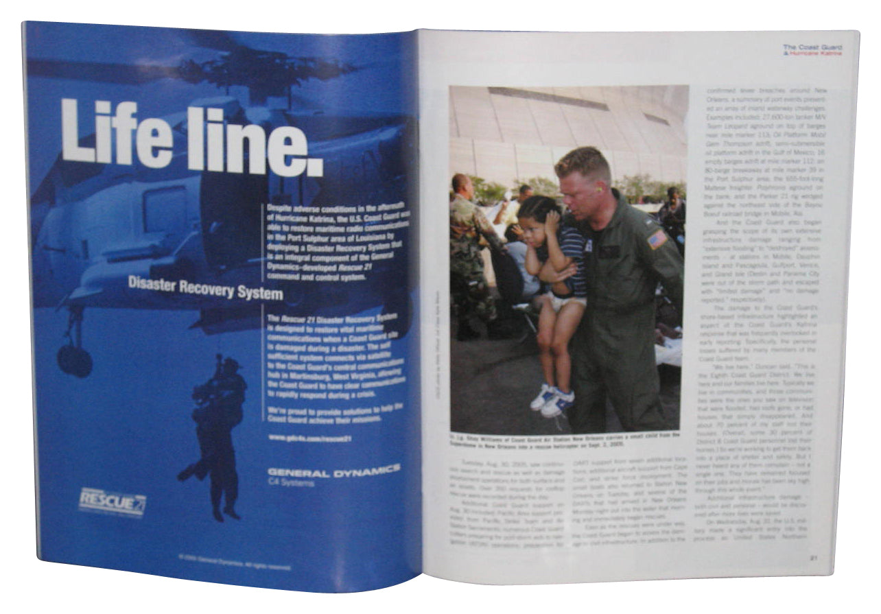 Hurricane Katrina (2005) F4W The US Coast Guard At Its Best Paperback Book