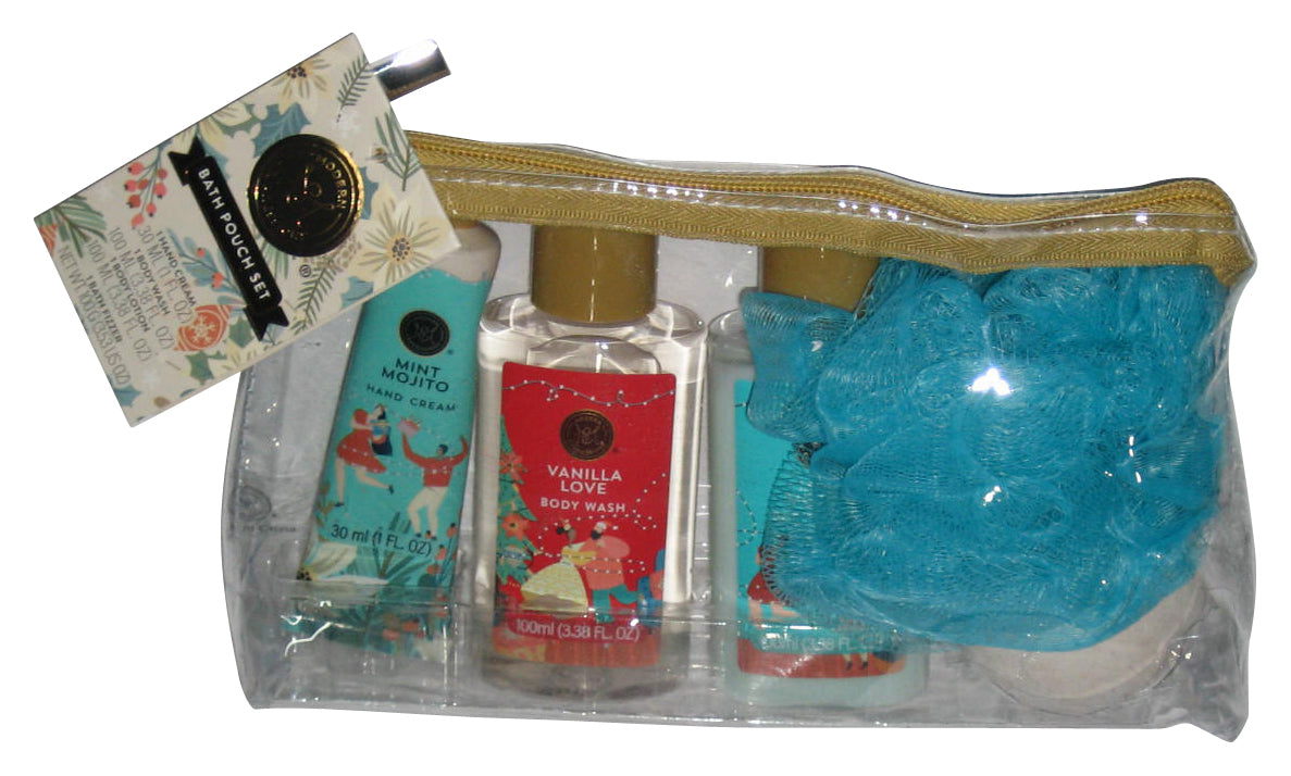 Walgreens (2021) Bath Pouch 5pc Set - (Hand Cream / Body Wash / Lotion & Bath Fizzer)