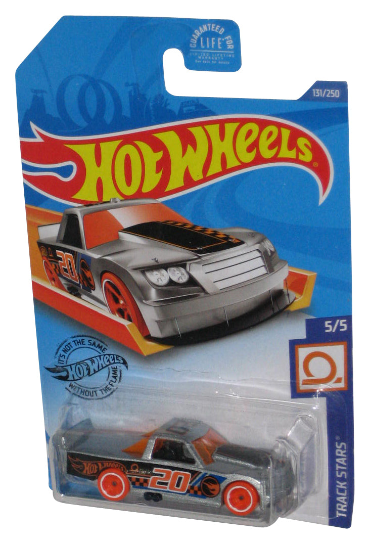 Hot Wheels Track Stars Silver Orange Circle Trucker 5/5 (2017) Toy Car 131/250