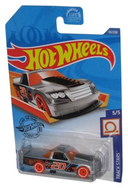 Hot Wheels Track Stars Silver Orange Circle Trucker 5/5 (2017) Toy Car 131/250