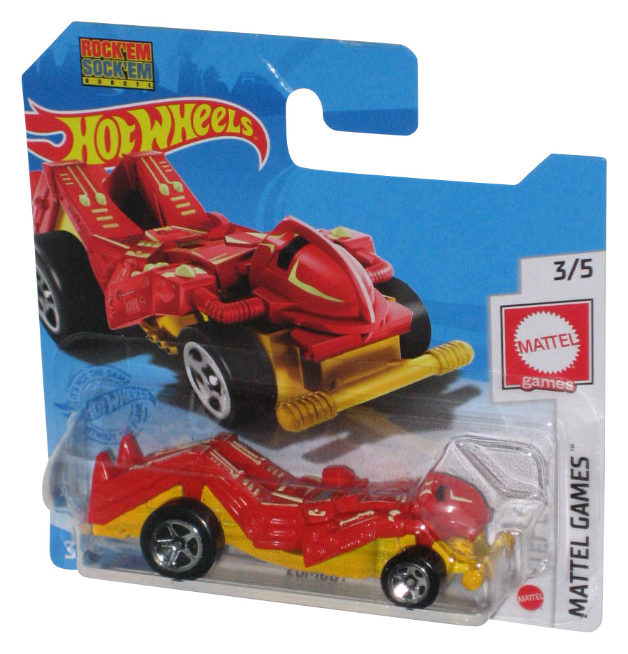 Hot Wheels Mattel Games (2018) Red Zombot Toy Car #3/5 - (Short Card)