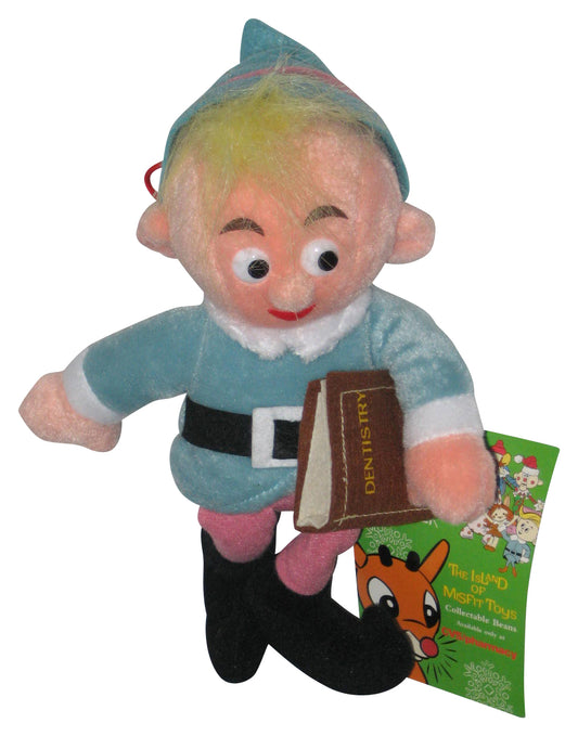 Rudolph Island of Misfit Toys Herbie The Elf (1999) CVS Stuffins Toy Plush - (Light Blue Hat Version)