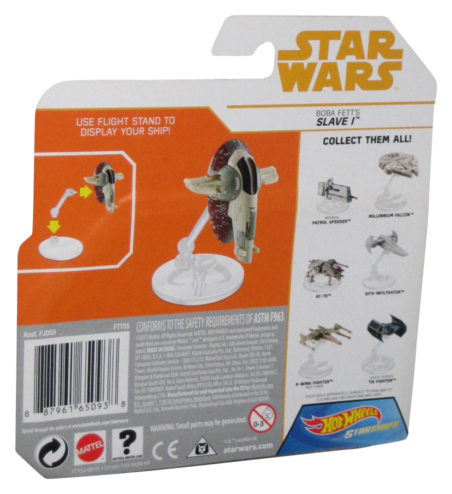 Star Wars Boba Fett's Slave I (2017) Hot Wheels Starships Toy Vehicle