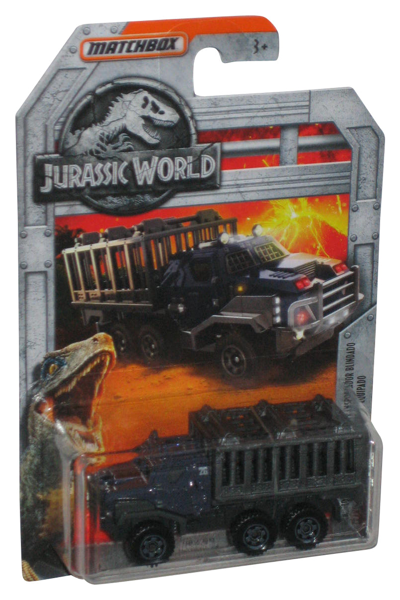 Jurassic World Armored Action Transporter (2018) Mattel Matchbox Toy Car
