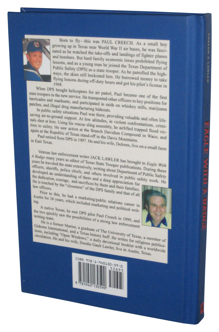 Eagle With A Badge (2001) Hardcover Book - (Paul Creech / Jack Lawler)