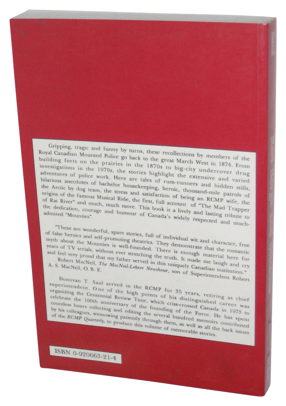 Red Serge and Stetsons (1993) Paperback Book - (Donovan Saul)