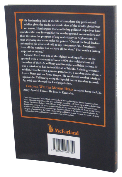 Unconventional Warrior (2013) Paperback Book - (Memoir of a Special Operations Commander in Afghanistan)