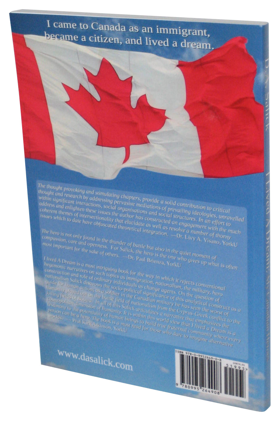 I Lived A Dream: My Canadian Heroes (2016) Paperback Book