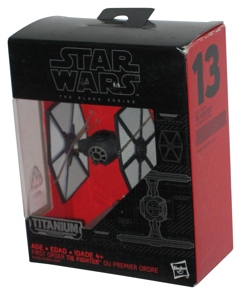 Star Wars Rogue One Black Titanium Series (2016) First Order TIE Fighter Toy #13