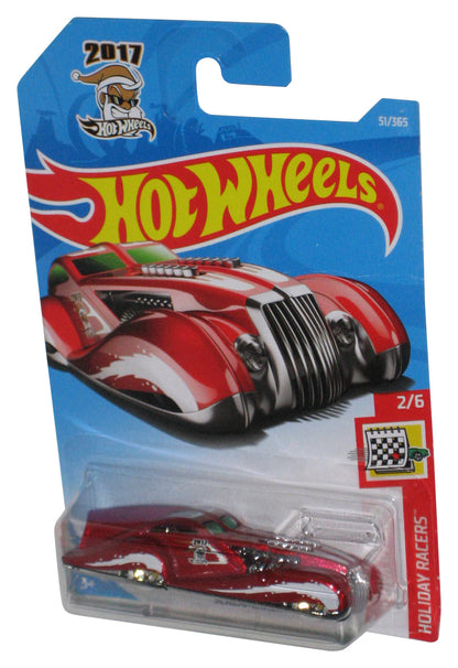 Hot Wheels (2017) Red Screamliner Holiday Racers #2/6 Toy Car 51/365