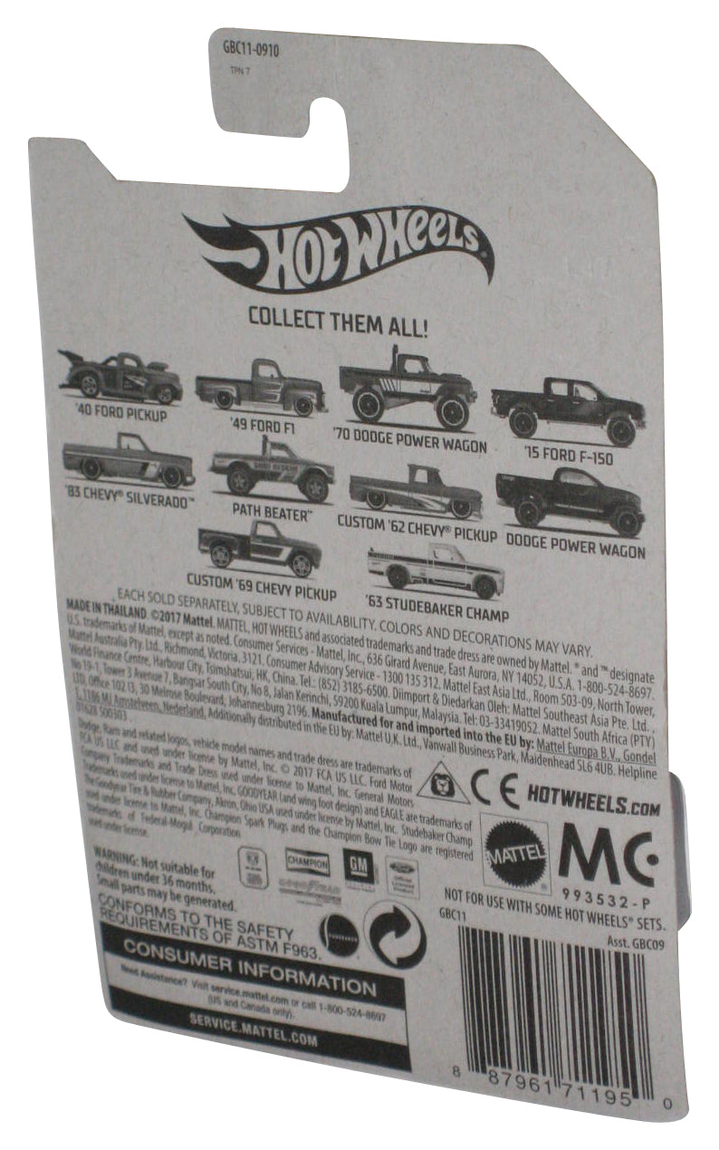 Hot Wheels '70 Dodge Power Wagon (2017) Red Toy Truck #3/10